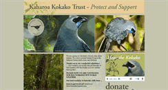 Desktop Screenshot of kokako.org.nz